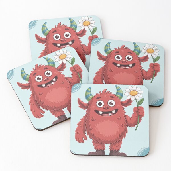 Item preview, Adorable Cartoon Monster Character designed and sold by MegaloGallagher.