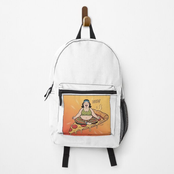 Item preview, Yoga On A Pizza Slice Comic designed and sold by Oommen Studio .