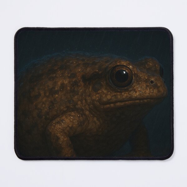 Item preview, Cinematic Rain Frog Artwork | Dark Moody Amphibian Illustration for Nature & Wildlife designed and sold by NocturnalNook.