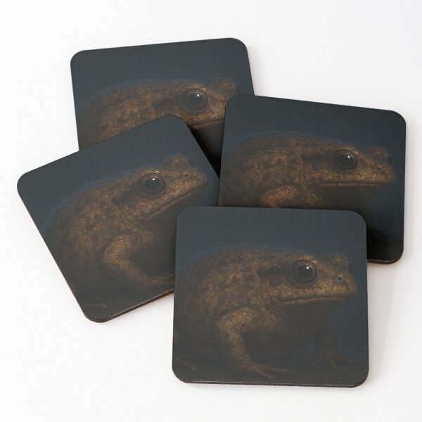 Item preview, Cinematic Rain Frog Artwork | Dark Moody Amphibian Illustration for Nature & Wildlife designed and sold by NocturnalNook.