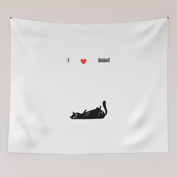 Item preview, I love Neko! - Cute Cat Anime Design designed and sold by Kouichi1990.