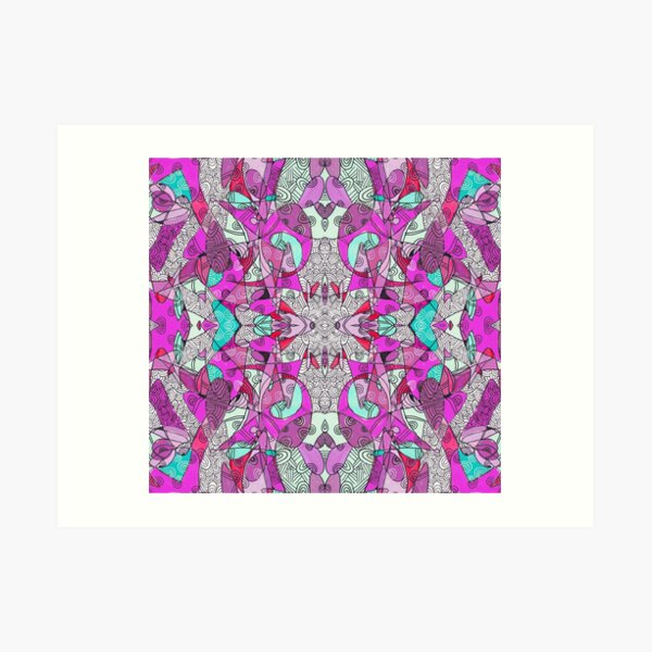 Bohemian Serenity Doodle Art Print