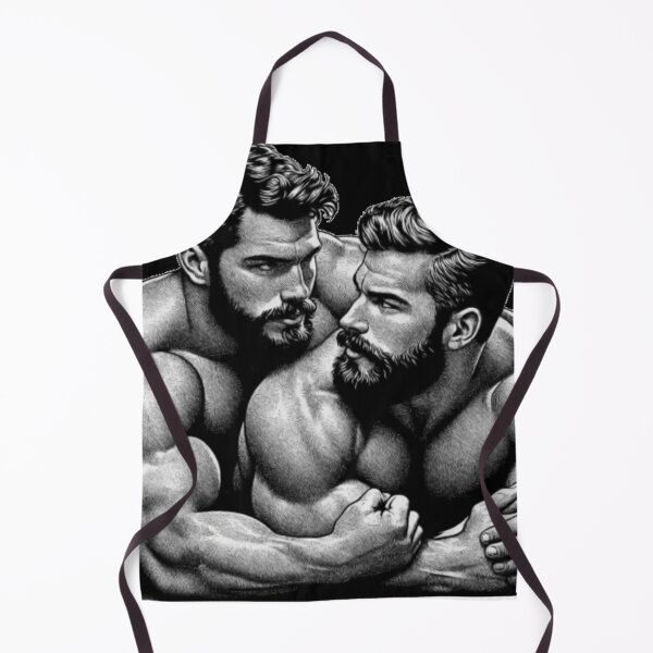 Item preview, 1940s San Francisco "Together" Gay Wrestlers Tom of Finland Tribute Gay Pride Graphic Design designed and sold by ItsAKinkThing.