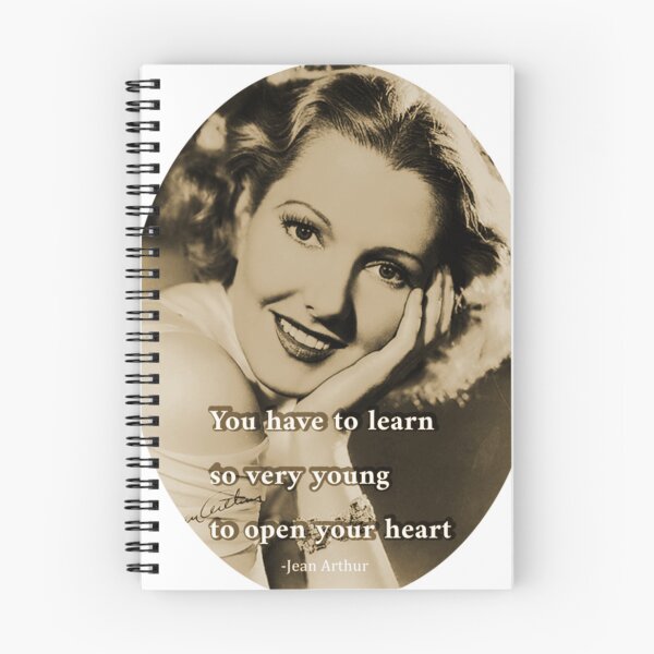 Item preview, Jean Arthur Classic Hollywood Quote Retro Tribute Gift designed and sold by KeithJHiggins.