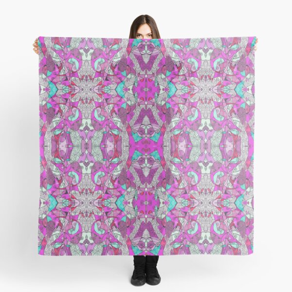 Bohemian Serenity Doodle Scarf