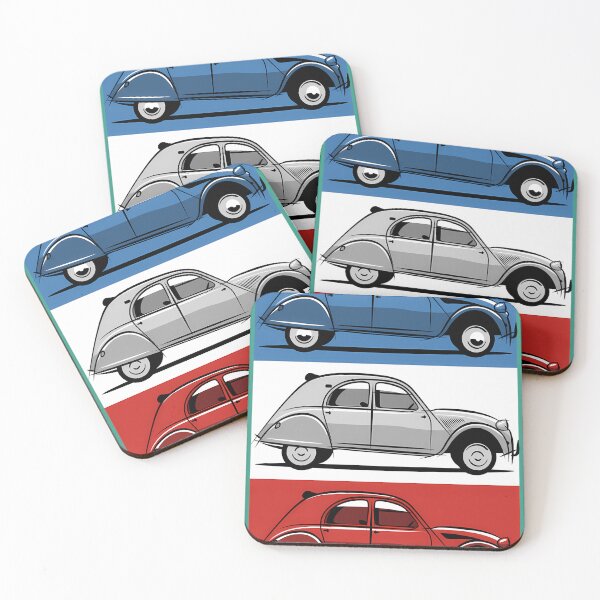 Item preview, Citron-2Cv-Red-White-And-Blue designed and sold by KarlHeinri.