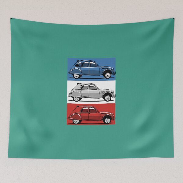 Aperçu de l'œuvre Citron-2Cv-Rouge-Blanc-Et-Bleu créée et vendue par KarlHeinri.