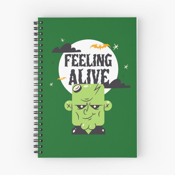 Item preview, FEELING ALIVE Frankenstein Scary Halloween designed and sold by JusTiceT-shirts.