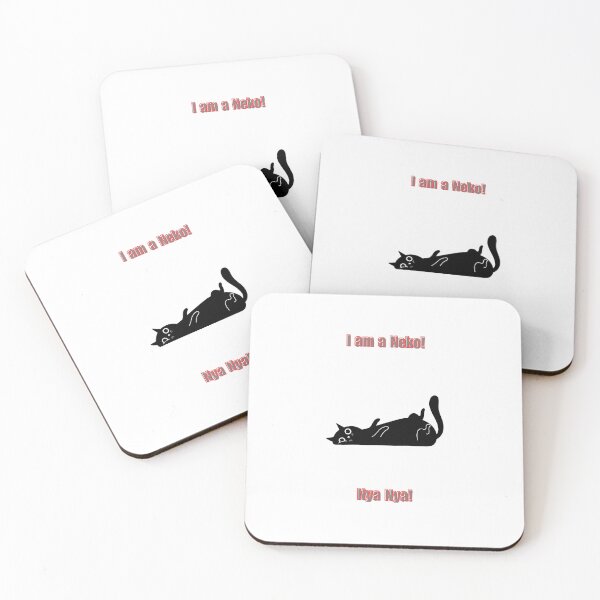Item preview, I am a Neko! Nya Nya! - Funny Cat Anime Quote designed and sold by Kouichi1990.