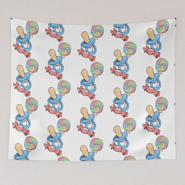 Item preview, Pacifier Blue And Sweets designed and sold by kirkmartinho.