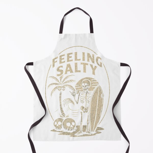 Item preview, Feeling Salty – Skeleton Surfer Retro Grunge Tee – Halloween Classic T-Shirt designed and sold by inkfluenceart.