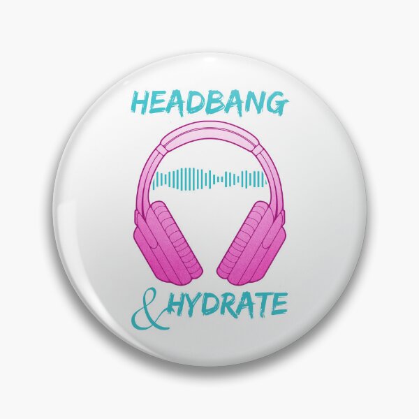 Item preview, Headphones | Headbang And Hydrate designed and sold by ObsidianDaz.
