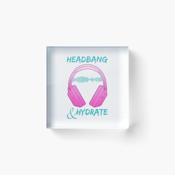 Item preview, Headphones | Headbang And Hydrate designed and sold by ObsidianDaz.