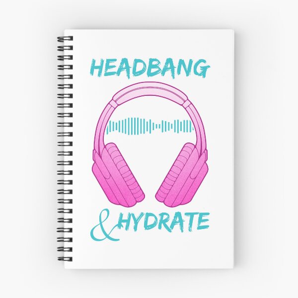 Item preview, Headphones | Headbang And Hydrate designed and sold by ObsidianDaz.