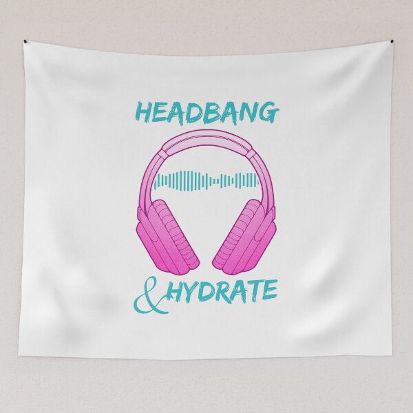 Item preview, Headphones | Headbang And Hydrate designed and sold by ObsidianDaz.