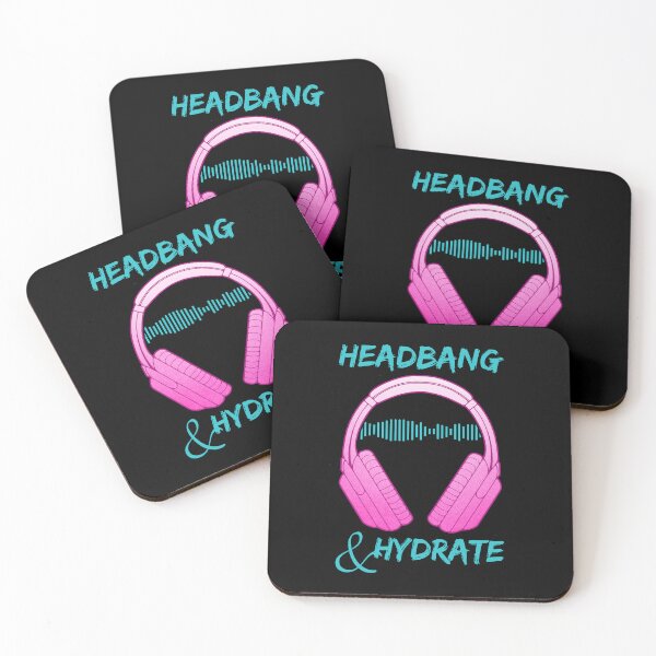 Item preview, Headphones | Headbang And Hydrate designed and sold by ObsidianDaz.