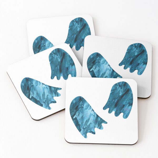 Item preview, Dark Aqua Glitch Ghosts designed and sold by SCArtAndGames.