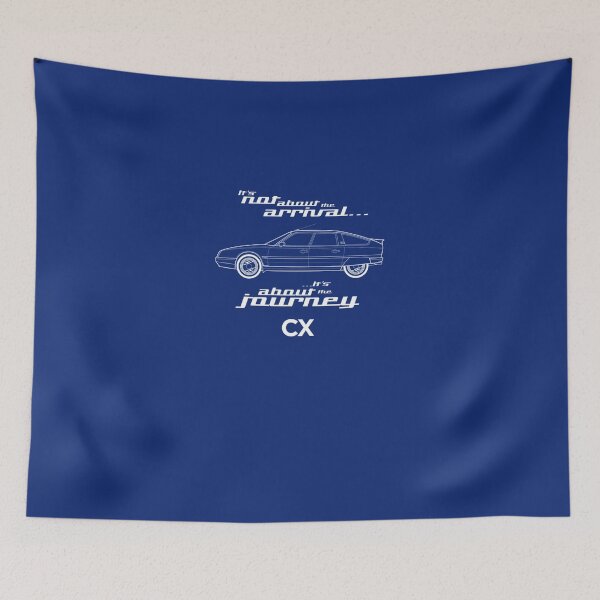 Item preview, Cit-Roen-Cx-Graphic-Art.-It's-Not-About-The-Arrival-It's-About-The-Journey designed and sold by ValentinaHiller.