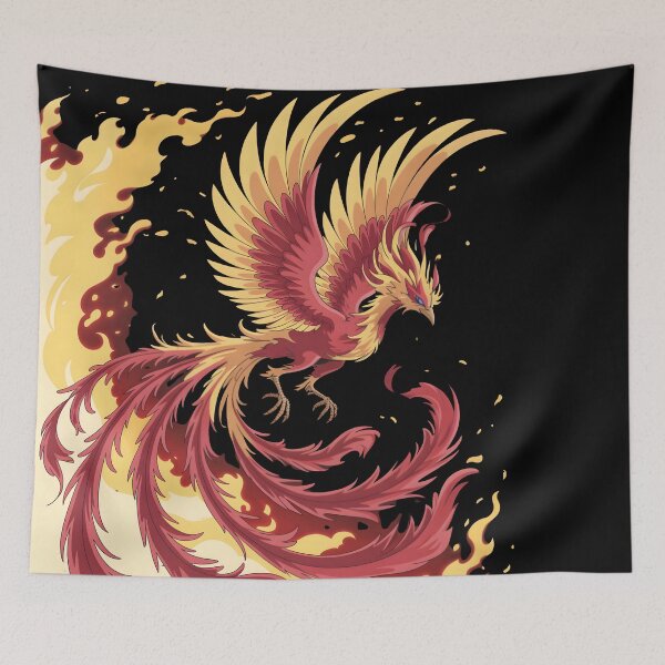 Item preview, Majestic Phoenix Bird | Rising from the Ashes designed and sold by DarylWelsh2024.