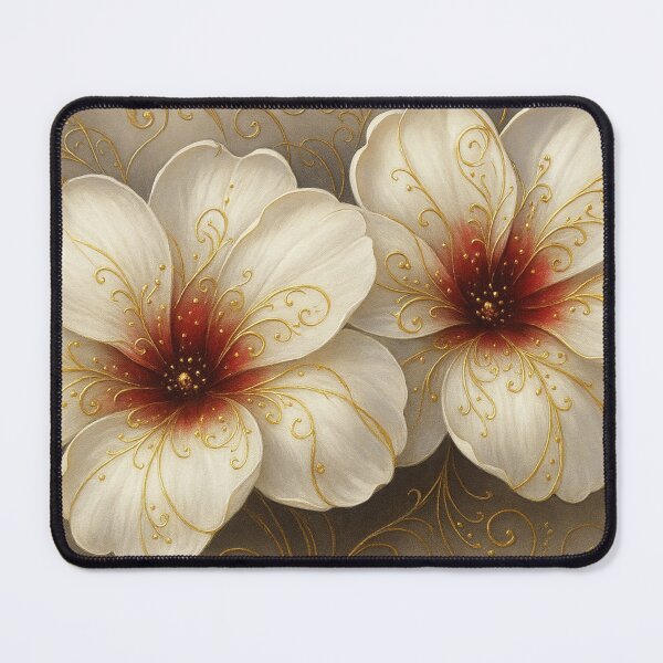 Item preview, Golden floral splendor in porcelain designed and sold by Sigtrix.