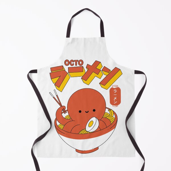 Item preview, Octo Ramen – Cute Kawaii Octopus in Japanese Ramen Bowl designed and sold by Artthree.