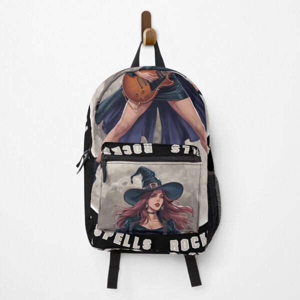 Item preview, A beautiful witch playing rock and roll on the guitar designed and sold by Tattoo-Shirt Designer .