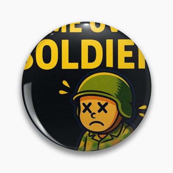 Item preview, Game Over, Soldier – Funny Cartoon Military Print designed and sold by ForgeBogdan.