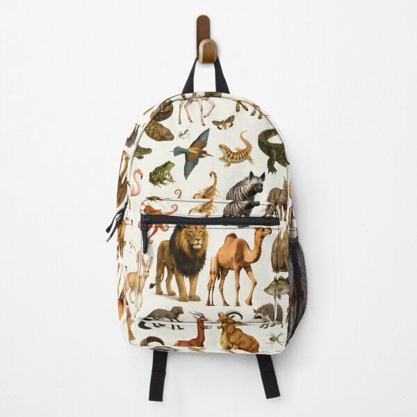 Item preview, Animals of Northern Africa Retro Illustration Wildlife Chart designed and sold by kakarikihill.