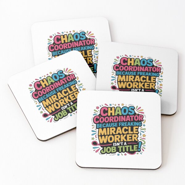 Item preview, Chaos Coordinator Freaking Miracle Worker - Mom Humor designed and sold by TeesYouWant.