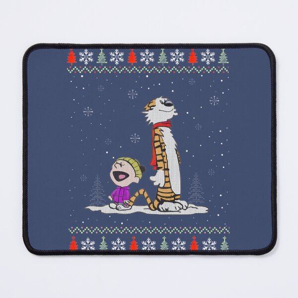 Item preview, Festive Calvin & Hobbes Ugly Sweater Design | Limited Edition designed and sold by ThomasWallss.