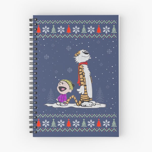 Item preview, Festive Calvin & Hobbes Ugly Sweater Design | Limited Edition designed and sold by ThomasWallss.