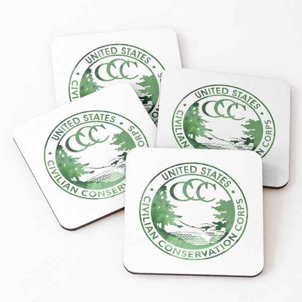Item preview, Civilian Conservation Corps Watercolor (White) designed and sold by morrislenin.
