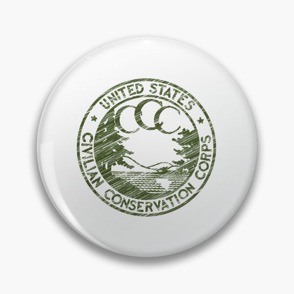 Item preview, Vintage Distressed Us Civilian Conservation Corp Seal designed and sold by morrislenin.