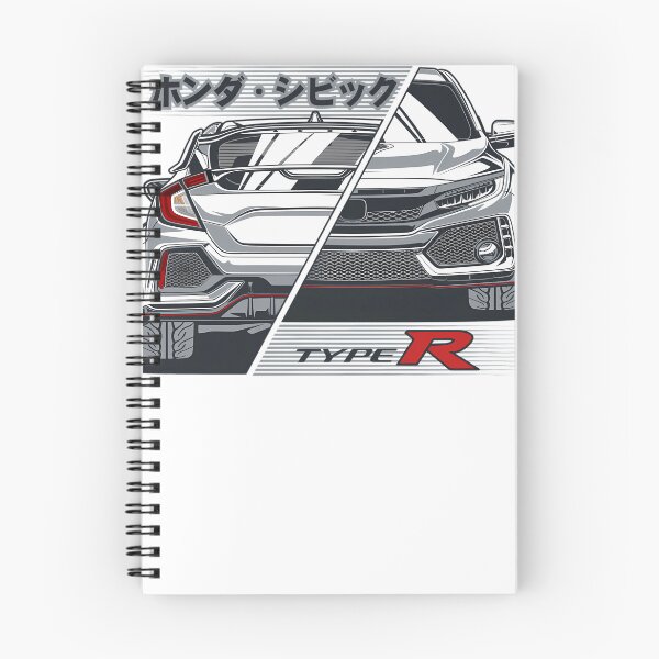 Item preview, Civic Type R Fk8 Front And Back View designed and sold by ValentinaHiller.