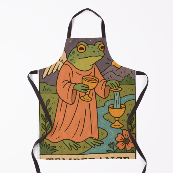 Item preview, Tarotoads! - Temperance designed and sold by Toadally Tarot.
