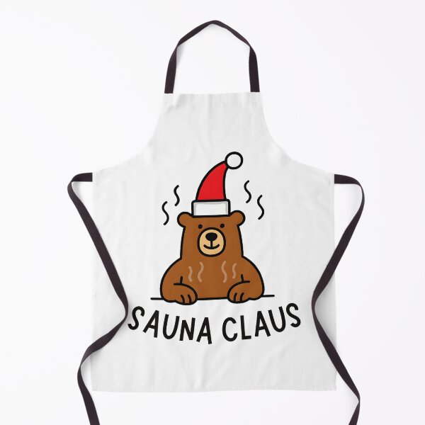 Artikelvorschau, Bear in Sauna Hat – Sauna Claus Minimalist Holiday Design entworfen und verkauft von NordicSmile.