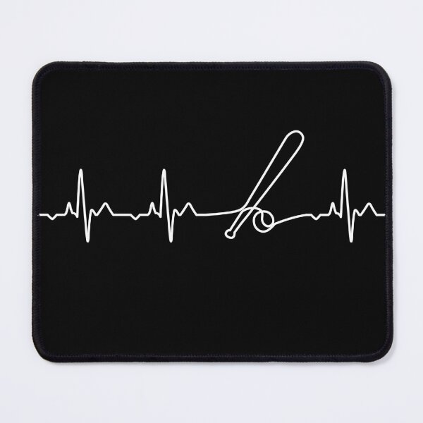 Item preview, Baseball Bat Heartbeat – Baseball Lover Design designed and sold by clickbongski.