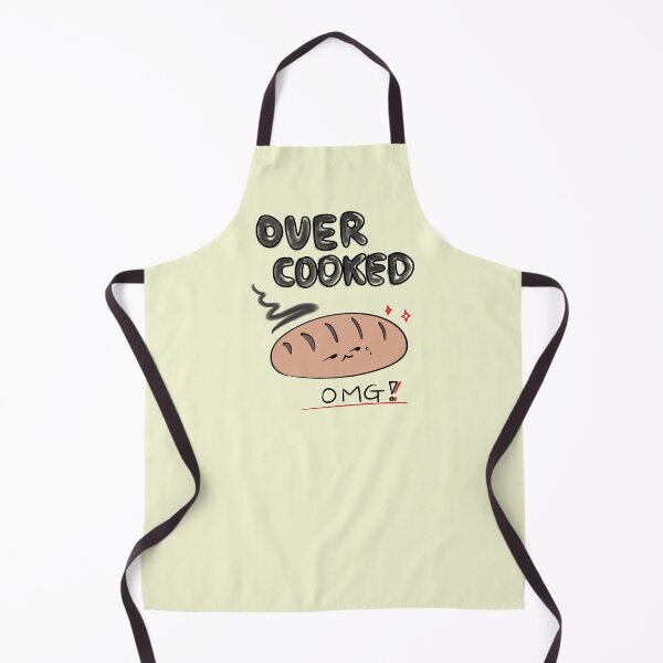 Item preview, Overcooked – Funny Hand-drawn Bread Doodle designed and sold by mintmono-studio.