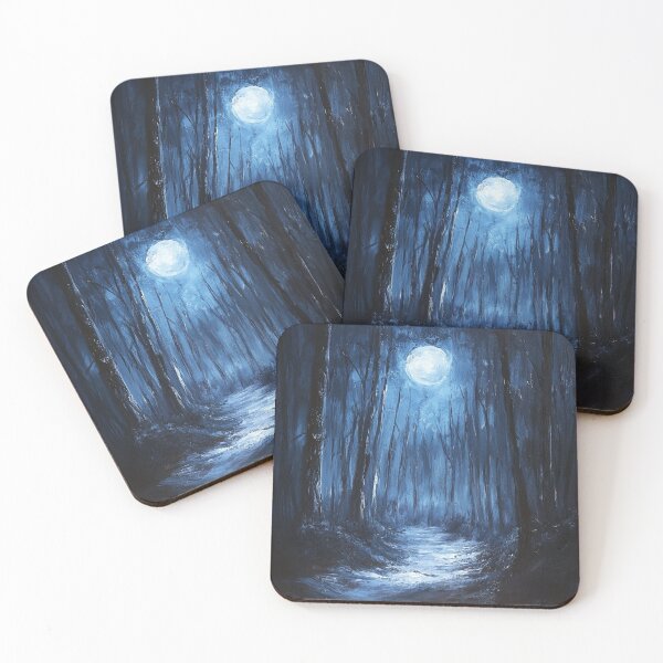 Item preview, A Midnight Forest Path designed and sold by Spectrum_Prints.