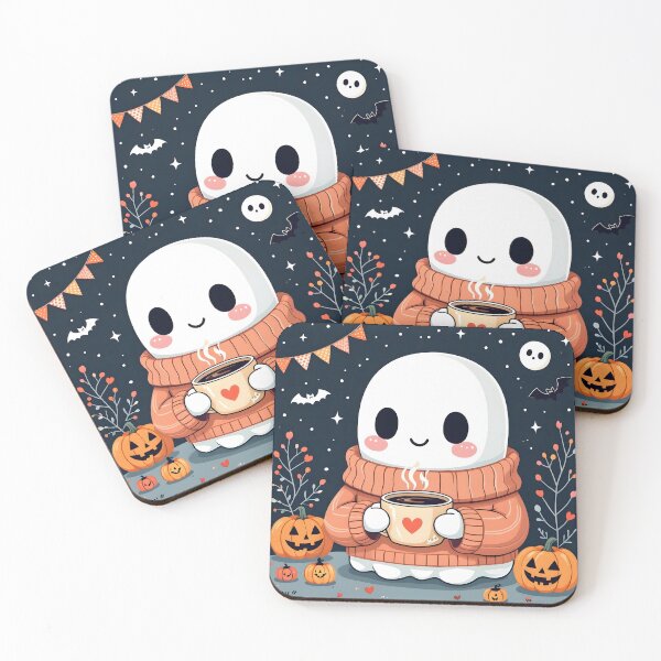 Item preview, Cozy Spooky Coffee – Perfect for Fall Vibes designed and sold by Lu7u.
