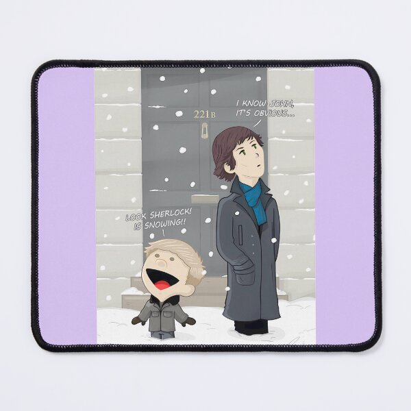 Item preview, Sherlock And John Snowing In London | Limited Edition designed and sold by ThomasHiggin.