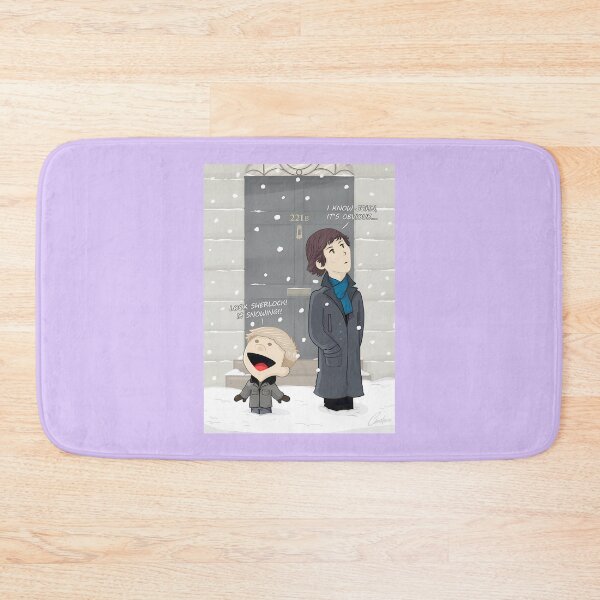 Item preview, Sherlock And John Snowing In London | Limited Edition designed and sold by ThomasHiggin.