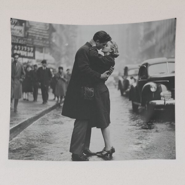 Item preview, A Classic Kiss Amidst Rain designed and sold by Venon28.