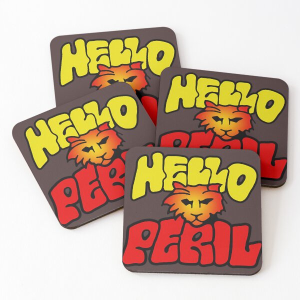 Item preview, 3088-Hello-Peril-Original-Band-Logo--Premium-T-Shirt designed and sold by OliviaCooper6.