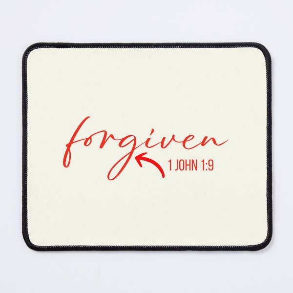 Item preview, “Forgiven” Inspired by 1 John 1:9 | Bible Verse | Inspirational | Series #3 designed and sold by JirehKollezion.