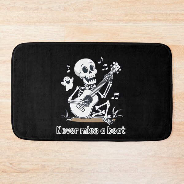 Item preview, Funny Skeleton Halloween Music Lover Design designed and sold by Tiatooty.