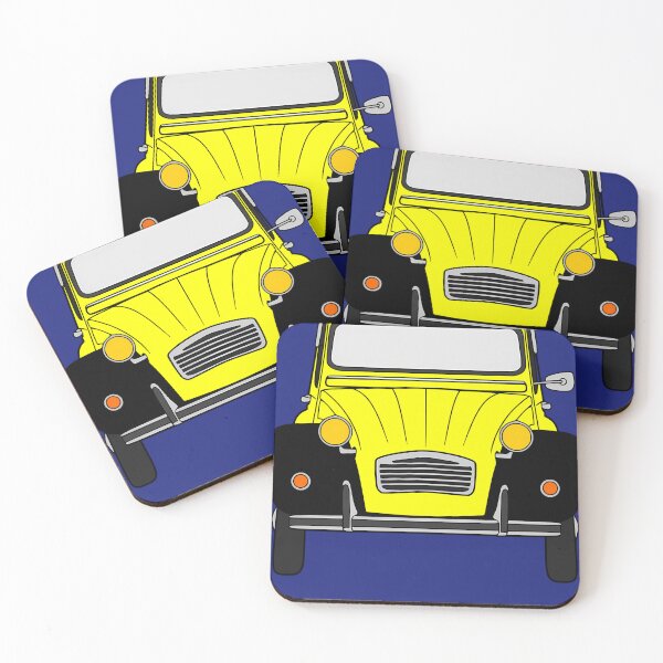 Item preview, Citroen 2Cv Yellow Black Color designed and sold by KirstenHofman.