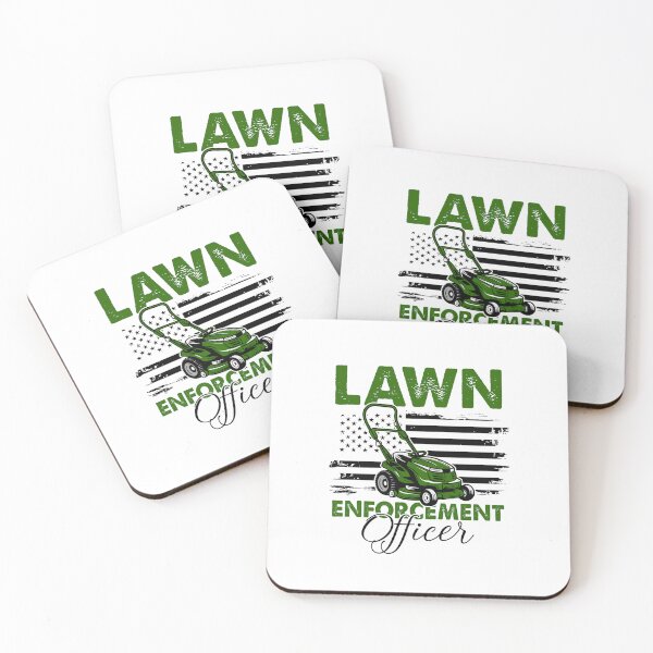 Item preview, Lawn Enforcement Officer- Witty Lawn Mower designed and sold by TeesYouWant.