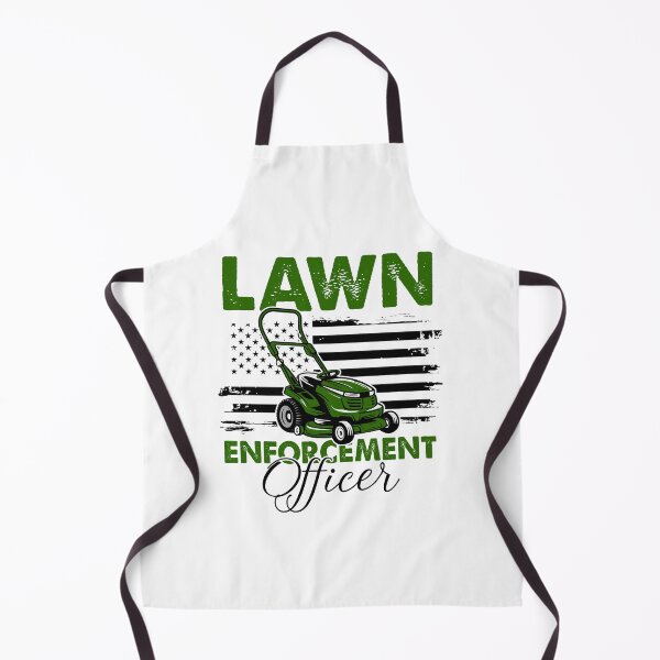 Item preview, Lawn Enforcement Officer- Witty Lawn Mower designed and sold by TeesYouWant.