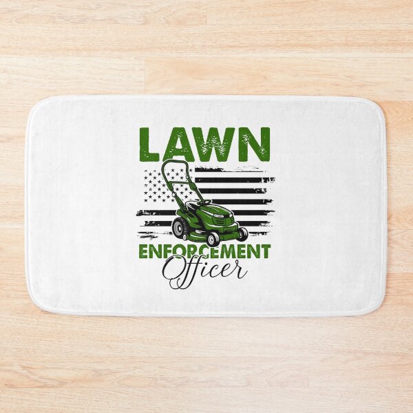 Item preview, Lawn Enforcement Officer- Witty Lawn Mower designed and sold by TeesYouWant.